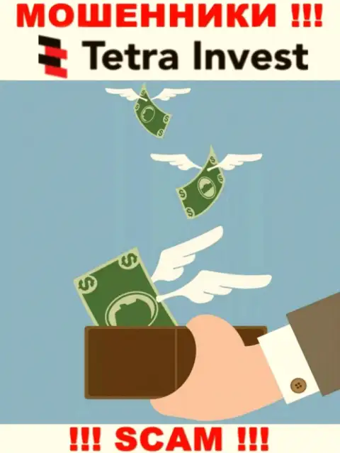 Если ждете доход от работы с брокерской компанией Tetra Invest, тогда зря, данные махинаторы сольют и Вас