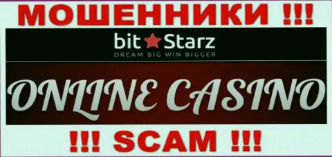 BitStarz - это мошенники, их деятельность - Casino, направлена на слив денег людей