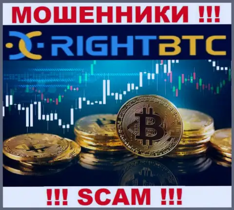 Опасно верить РигхтБТС Ком, оказывающим услуги в области Crypto trading