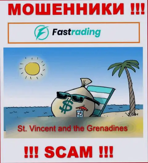 Оффшорные internet разводилы FasTrading Com скрываются вот здесь - St. Vincent and the Grenadines