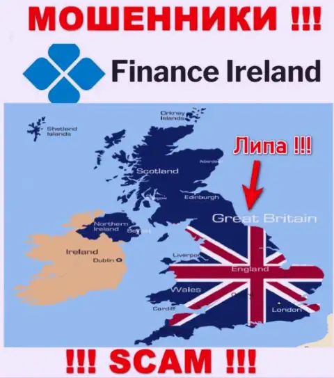 Мошенники Finance Ireland не указывают правдивую инфу касательно своей юрисдикции