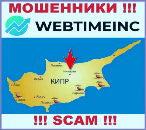 Компания WebTime Inc - это интернет-мошенники, обосновались на территории Nicosia, Cyprus, а это офшор