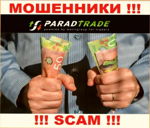 В компании Parad Trade разводят доверчивых людей на оплату несуществующих налоговых платежей