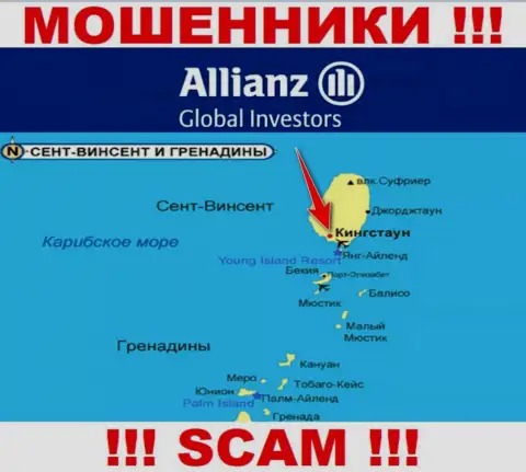 AllianzGI Ru Com свободно надувают, ведь находятся на территории - Kingstown, St. Vincent and the Grenadines