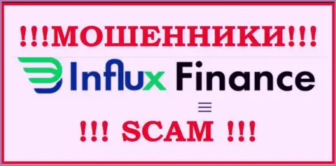 Логотип ОБМАНЩИКОВ InFluxFinance