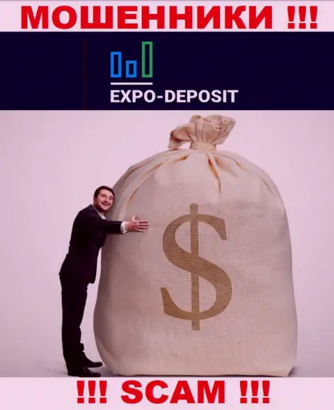 Невозможно вернуть деньги с брокерской конторы Expo Depo, так что ничего дополнительно отправлять не нужно
