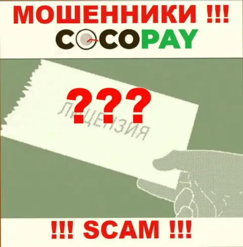 Будьте крайне бдительны, организация Coco Pay не получила лицензию - это internet шулера