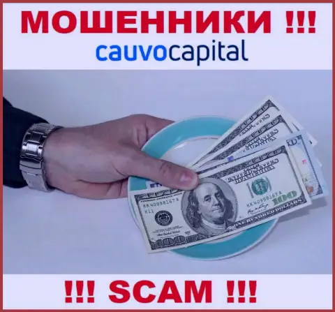 В брокерской конторе CauvoCapital выдуривают с малоопытных людей денежные средства на уплату налогов - это МОШЕННИКИ