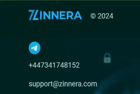 Контактная информация организации Zinnera Com